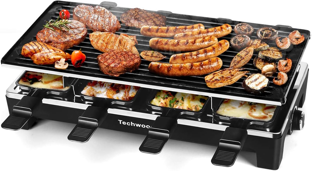 Raclette Grill Table - Raclette Table Grill, Electric Indoor Grill