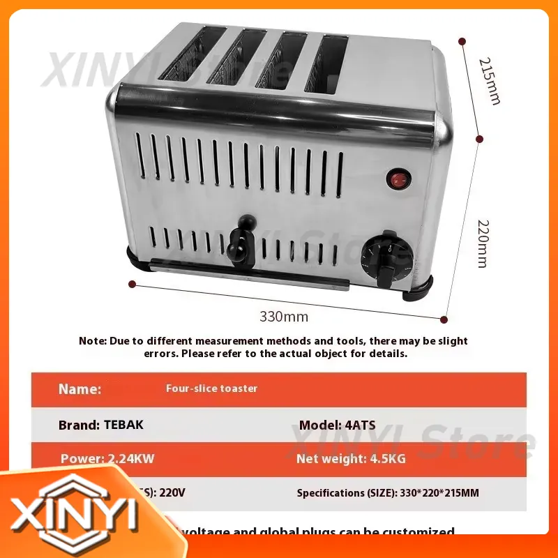 for Stainless Steel Electric B - Toaster 4 Slice ulasan dan harga
