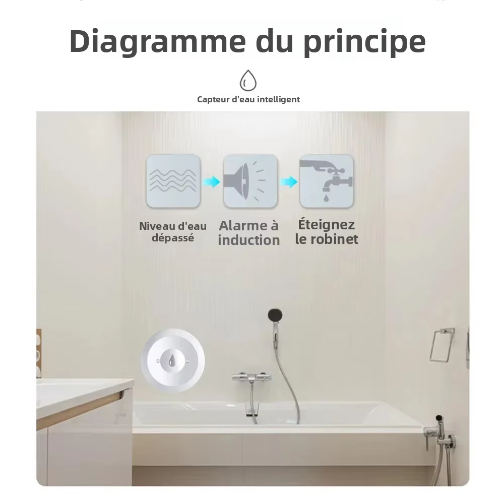 Zigbee Water Sensor Flood Leak - Kitchen Appliances Video ulasan dan harga
