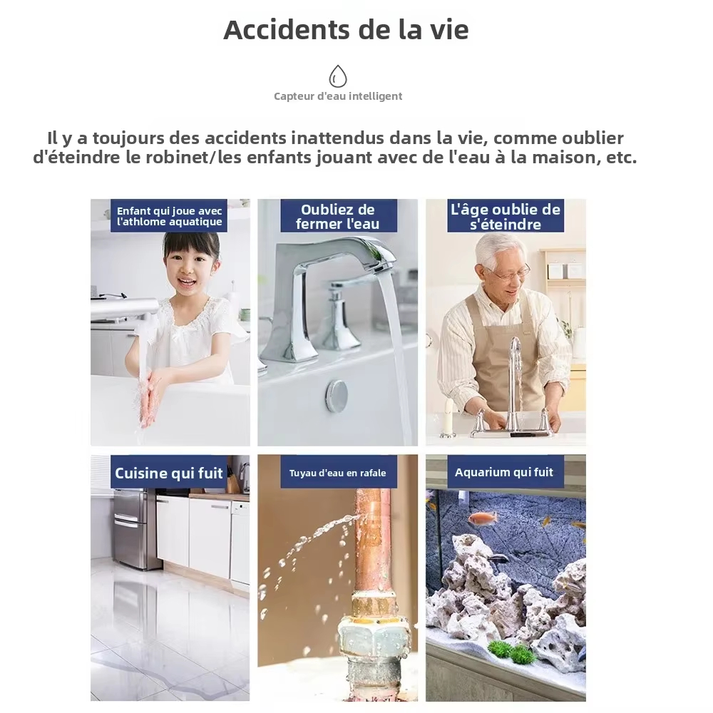 Zigbee Water Sensor Flood Leak - Kitchen Appliances Video ulasan dan harga