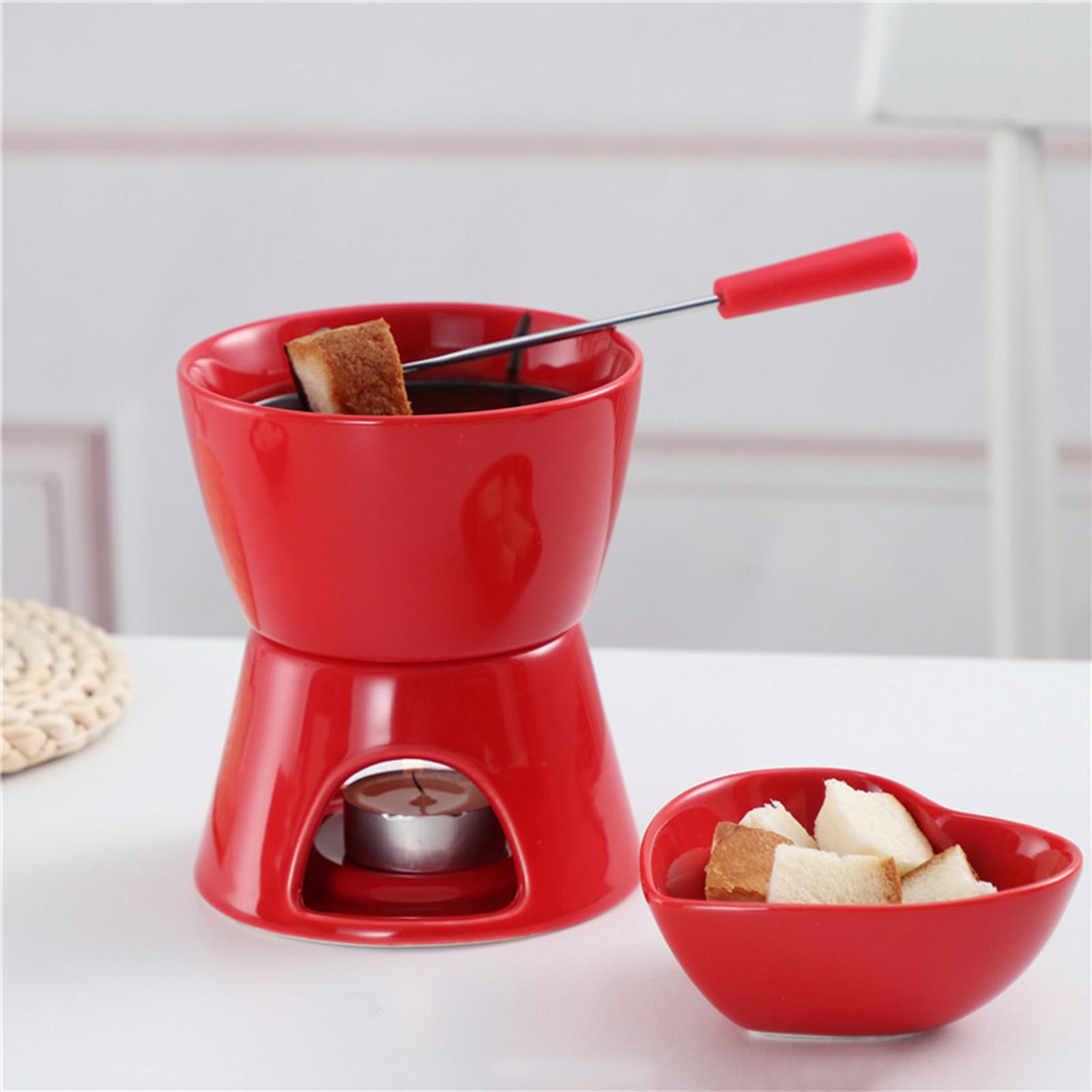 Chocolate Fondue Pot Fondue Po - Kitchen Appliances Set ulasan dan harga