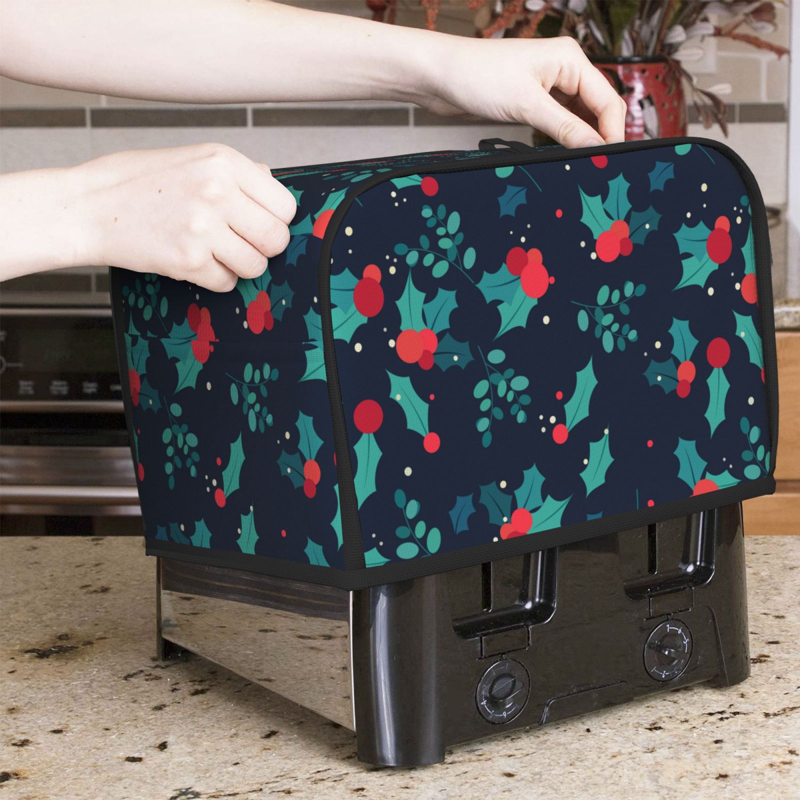 Christmas Fruit Print 2 Slice  - Toaster 4 Slice ulasan dan harga