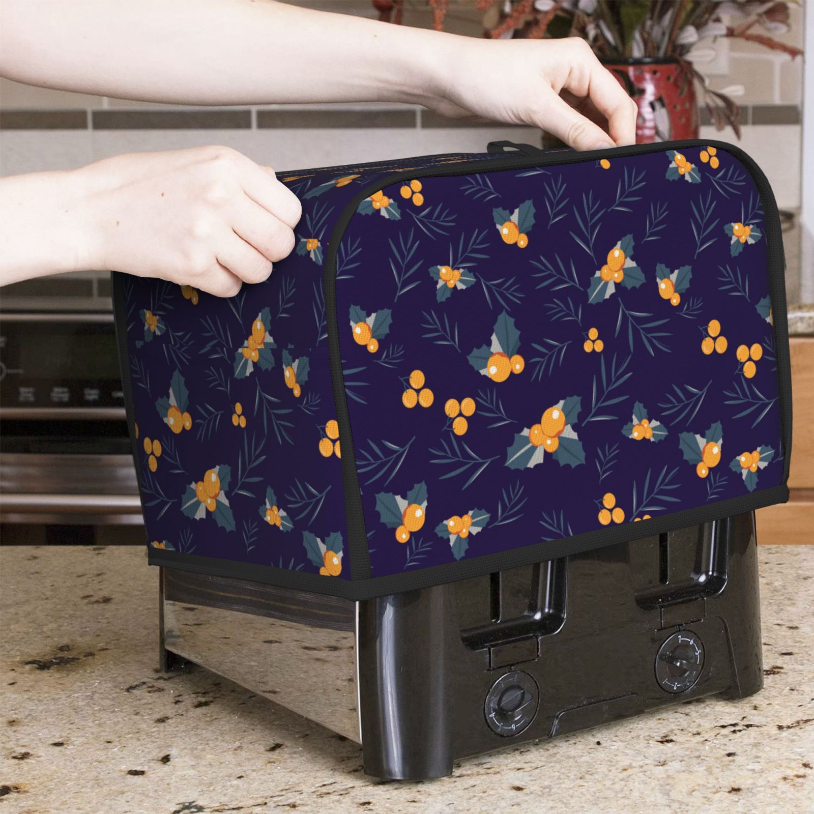 Christmas Fruit Print 2 Slice  - Toaster 4 Slice ulasan dan harga