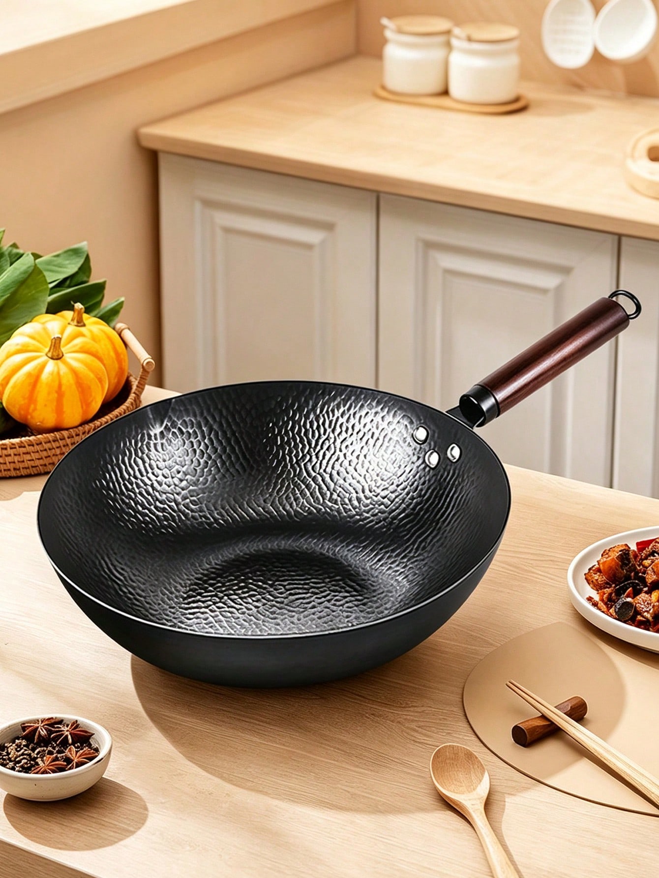 13 Inch Wok Pan, Carbon Steel  - Wok Electric Flat ulasan dan harga