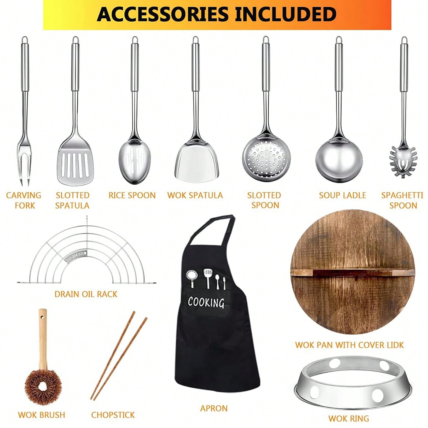 12.6‑Inch Carbon Steel Wok Pan - Wok Electric Flat ulasan dan harga
