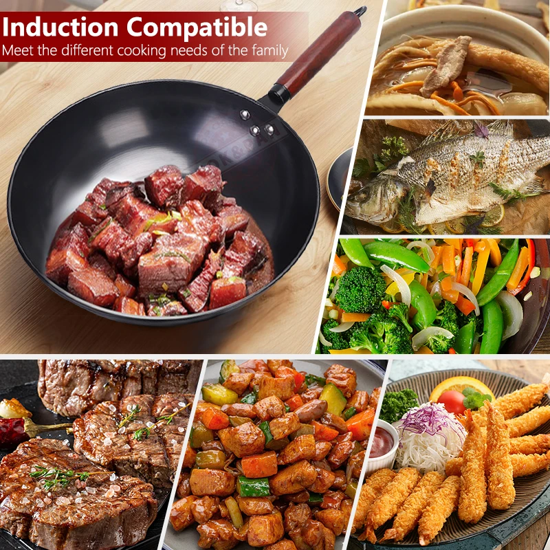 Carbon Steel Wok Pre-Seasoned  - Wok Electric Flat ulasan dan harga