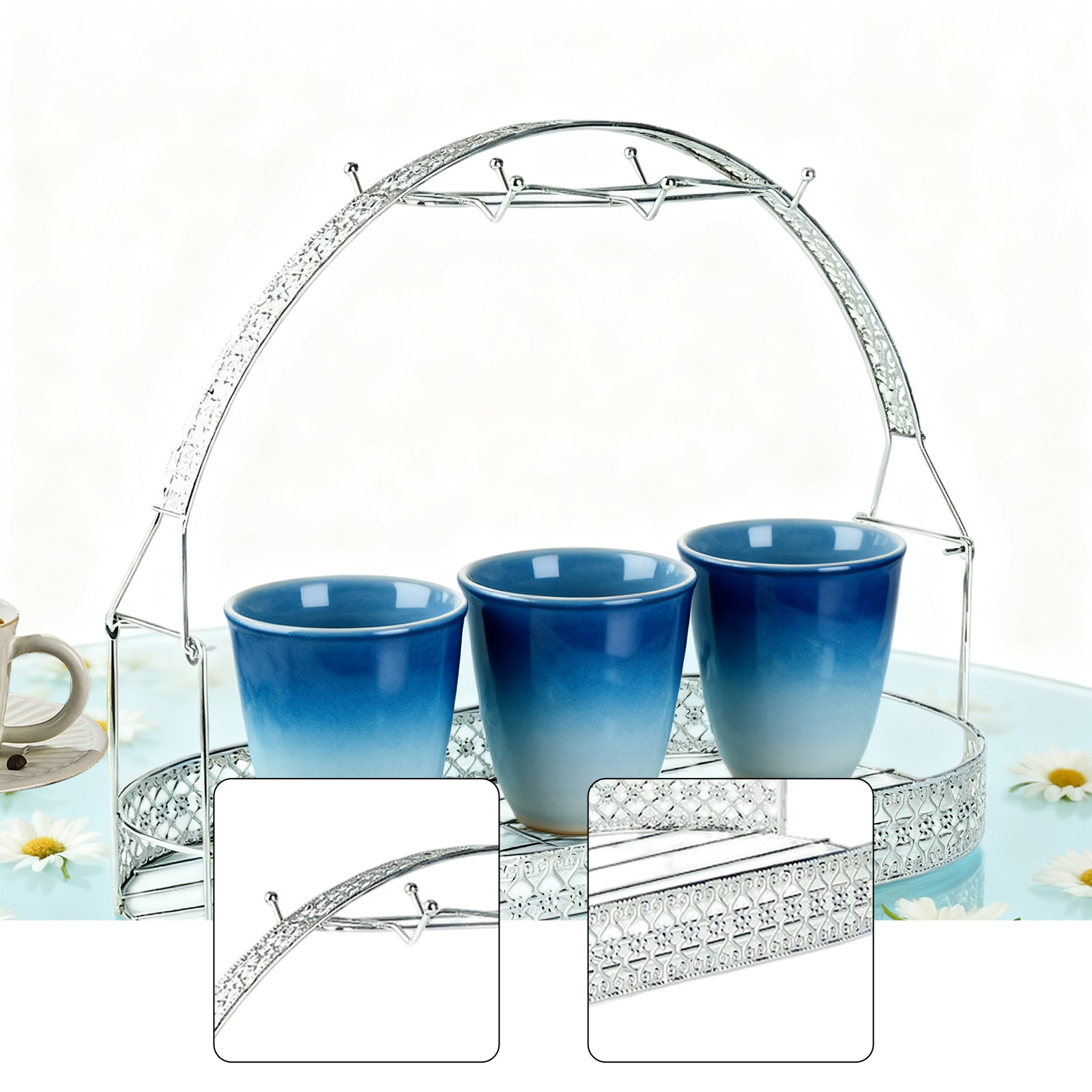 Creative Mug Rack Coffee Cup H - Kitchen Appliances Set ulasan dan harga