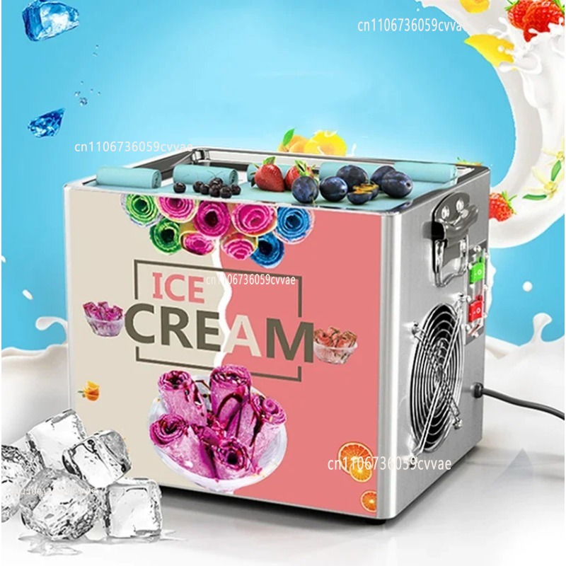 Yogurt Fried Ice Machine Elect - Ice Cream Maker Electric ulasan dan harga