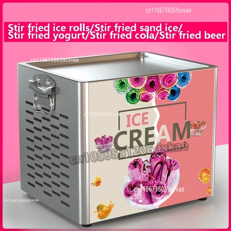 Yogurt Fried Ice Machine Elect - Ice Cream Maker Electric ulasan dan harga