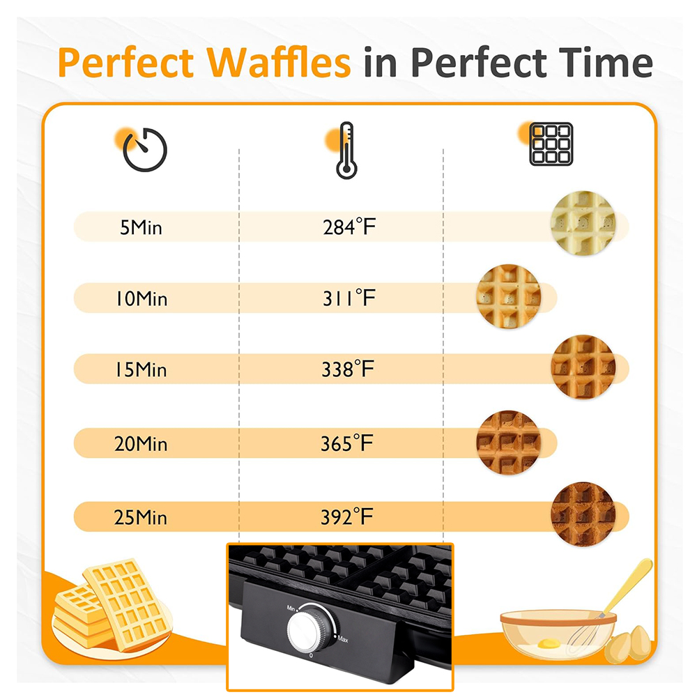 4-Slice Belgian Waffle Maker 1 - Toaster 4 Slice ulasan dan harga