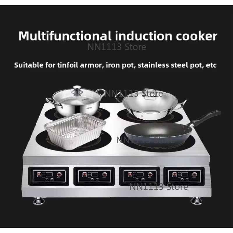 Commercial Stainless Steel Hig - Wok Electric Flat ulasan dan harga