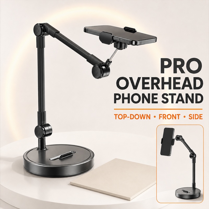 Overhead Phone Stand Desktop T - Kitchen Appliances Video ulasan dan harga