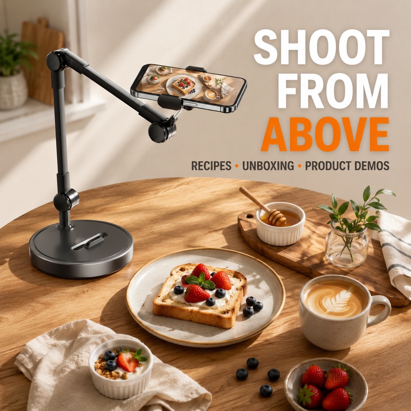 Overhead Phone Stand Desktop T - Kitchen Appliances Video ulasan dan harga