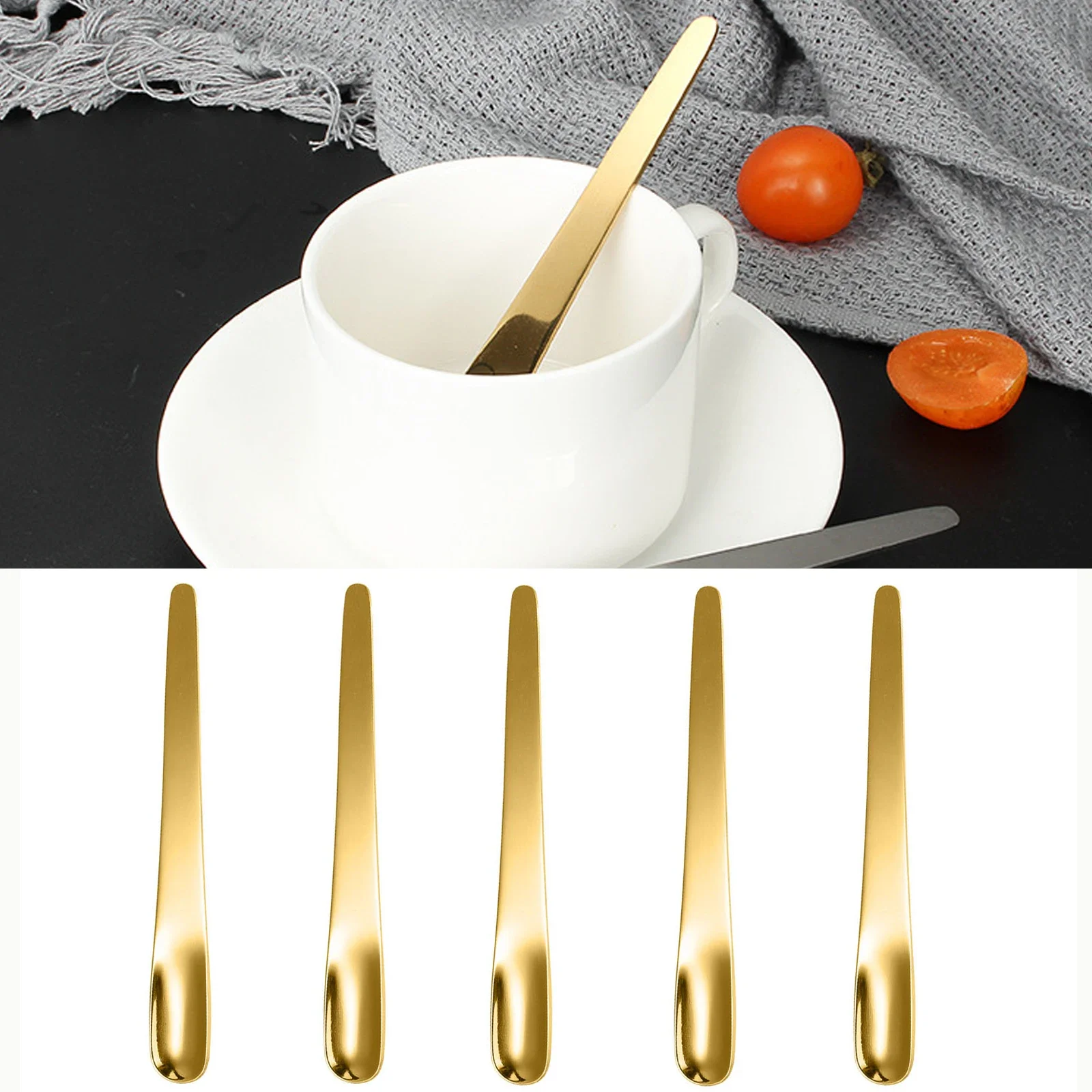 5PCS Coffee Spoon Stainless St - Kitchen Appliances Sales ulasan dan harga