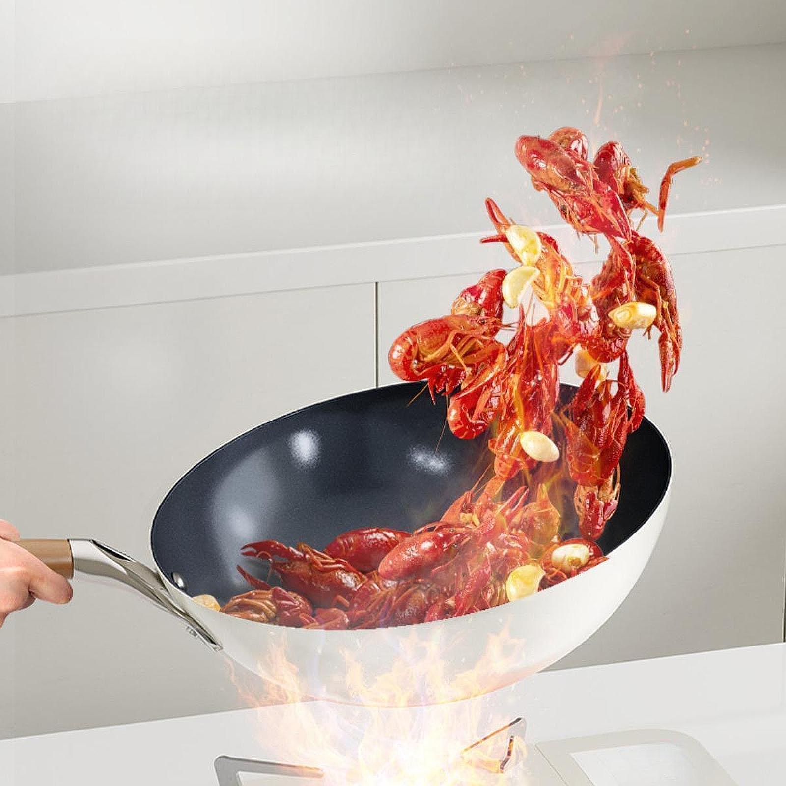 Stir Fry Pan 28cm with Lid Ver - Wok Electric Flat ulasan dan harga
