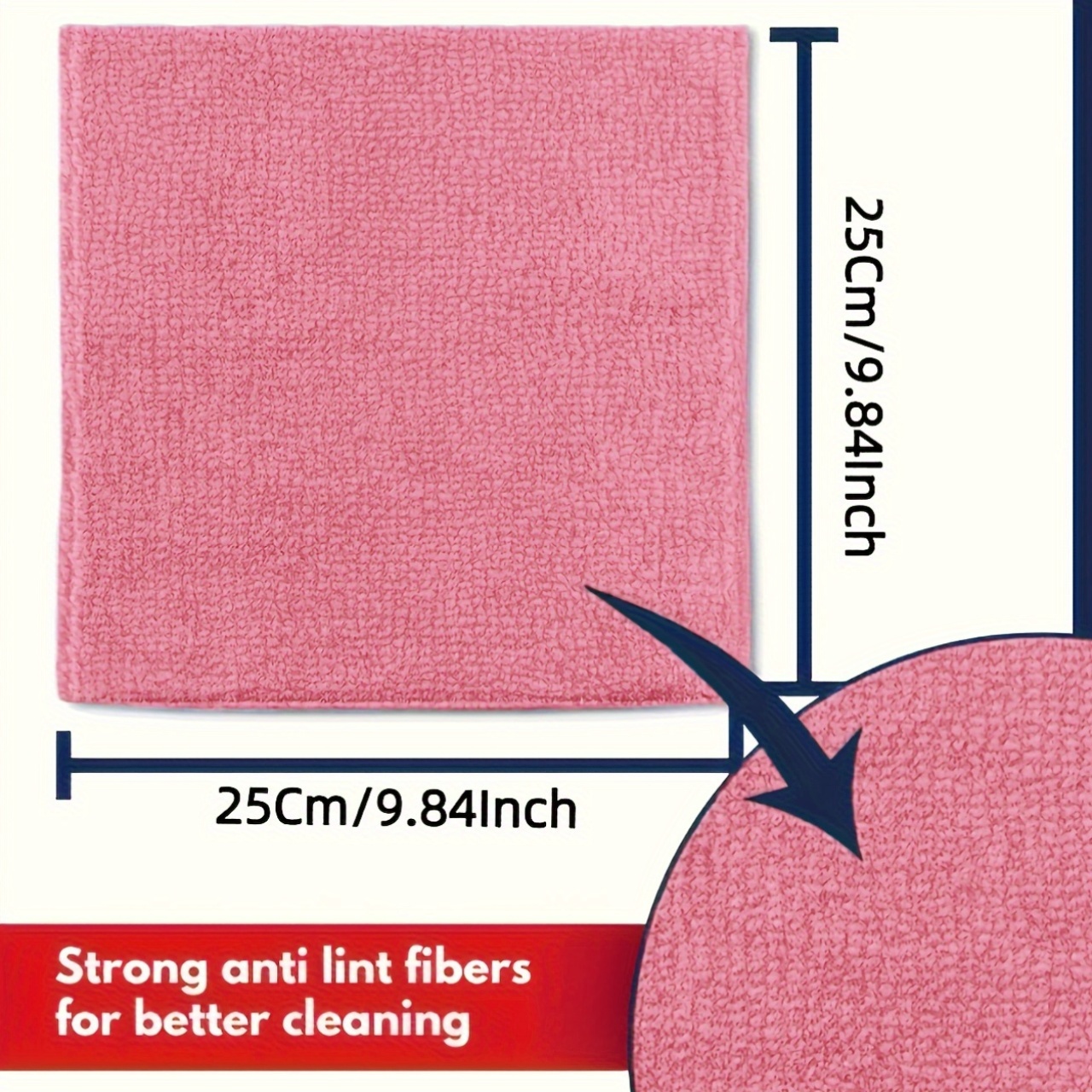 1-50Pcs Light Pink Microfiber  - Kitchen Appliances Set ulasan dan harga
