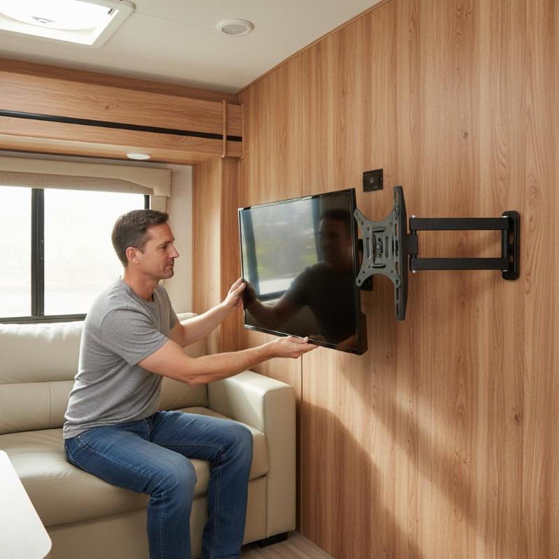 For RV Indoor Folding TV Hange - Kitchen Appliances Video ulasan dan harga