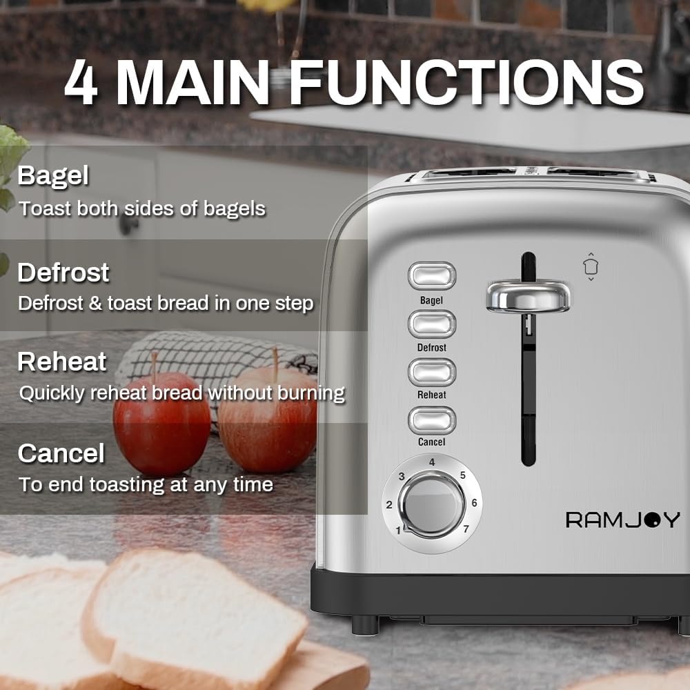 Extra Wide Slot 2 Slice Toaste - Toaster 4 Slice ulasan dan harga