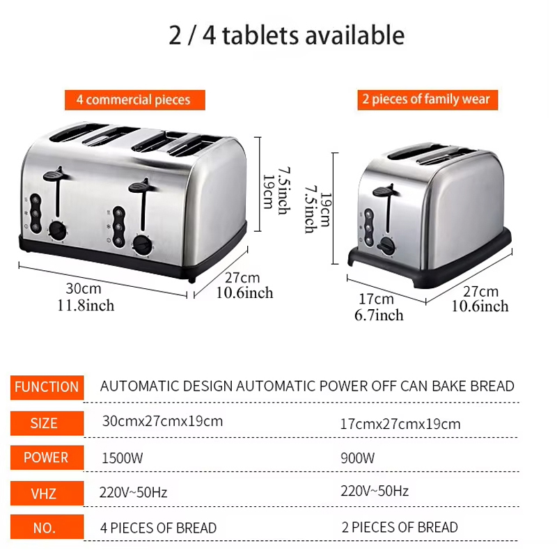 New Design Electrical Stainles - Toaster 4 Slice ulasan dan harga