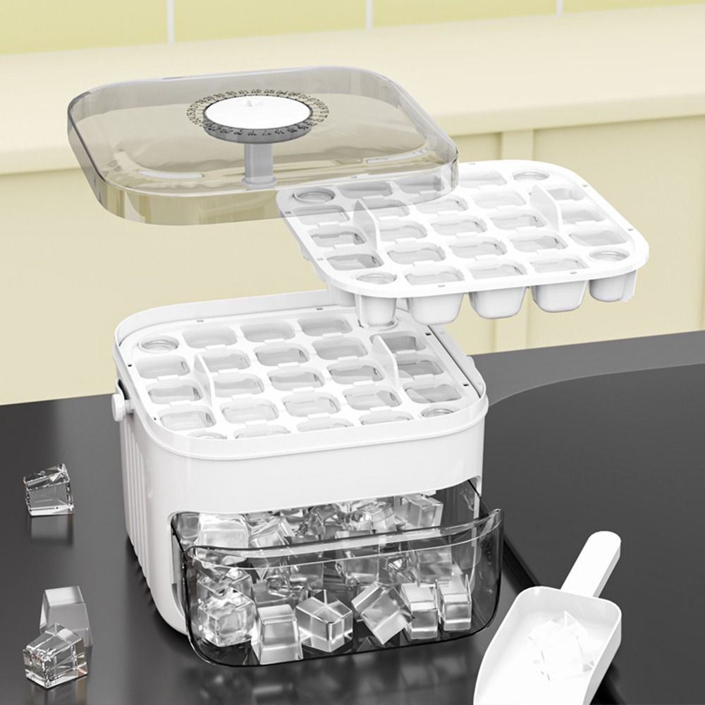 50-Cube Ice Maker with Easy Pr - Ice Cream Maker Electric ulasan dan harga