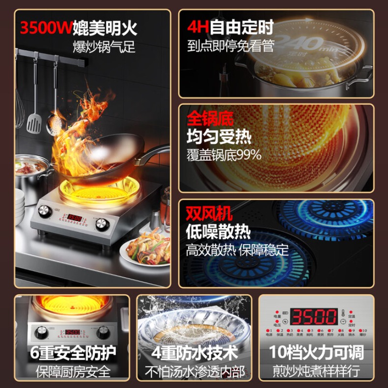 Electric Ceramic Stove Househo - Wok Electric Flat ulasan dan harga
