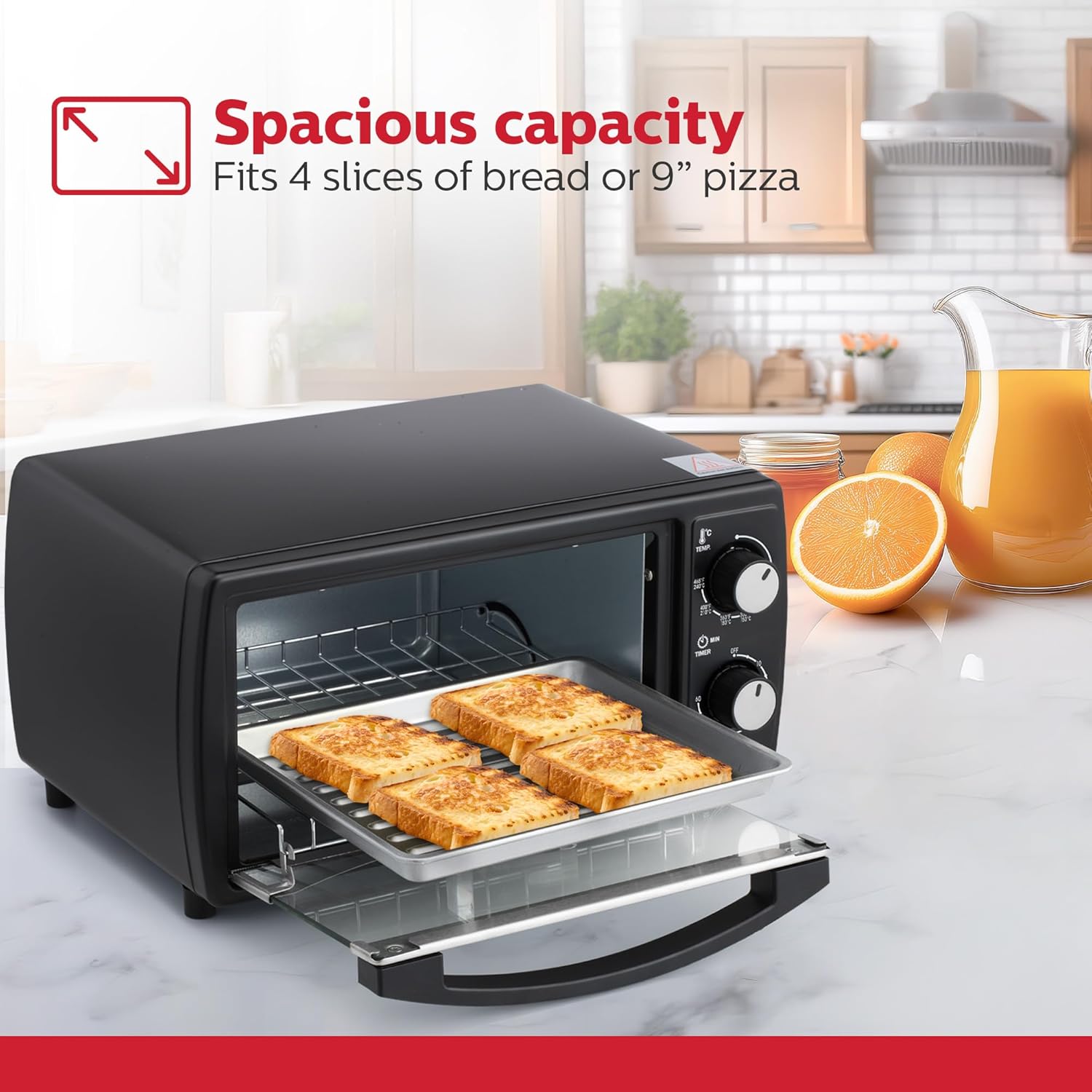 Compact 4-Slice Countertop Toa - Toaster 4 Slice ulasan dan harga