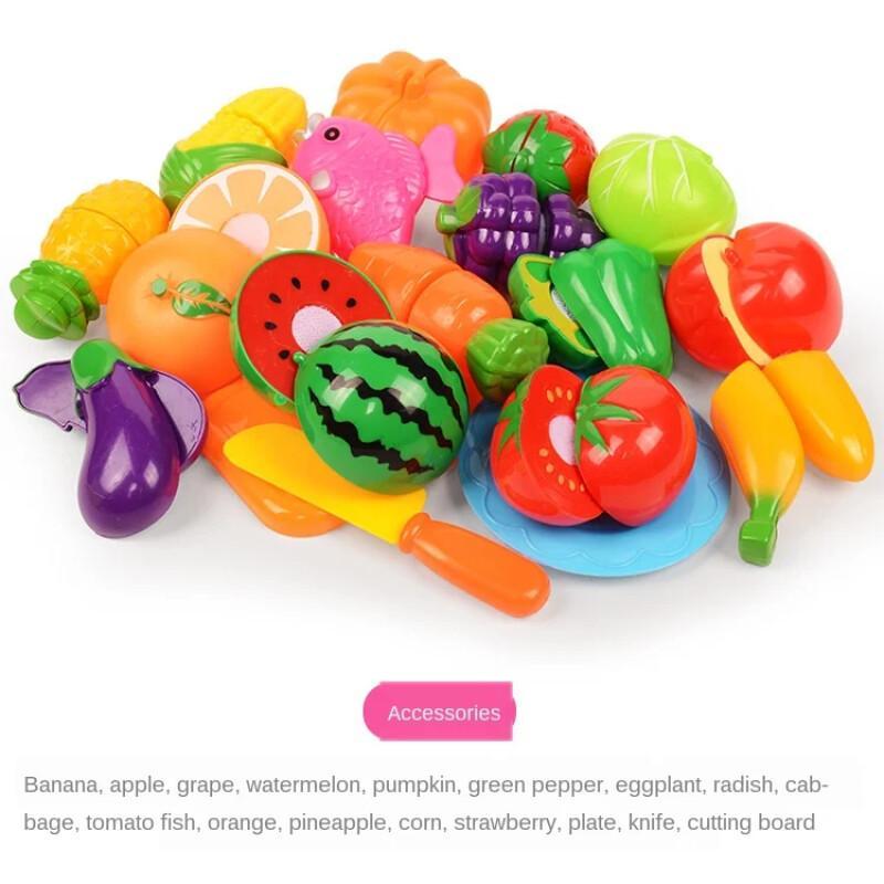 Cutting Play Food Set For Kids - Kitchen Appliances Kids ulasan dan harga