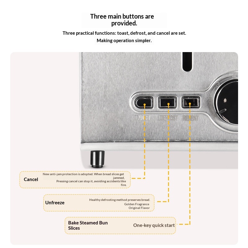 Fully Automatic Stainless Stee - Toaster 4 Slice ulasan dan harga