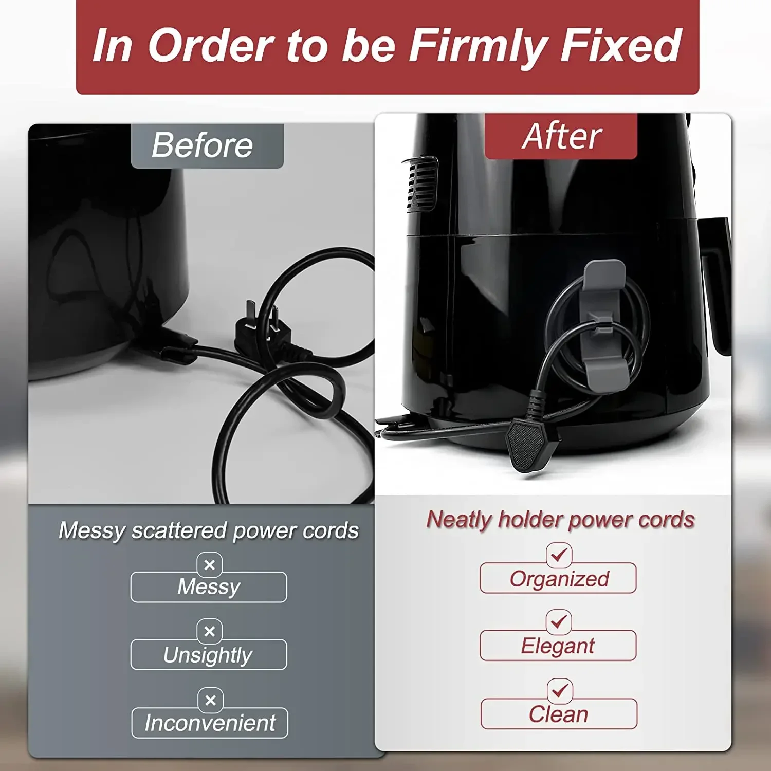 Cord Wrapper Cable Holder Clip - Kitchen Appliances Sales ulasan dan harga
