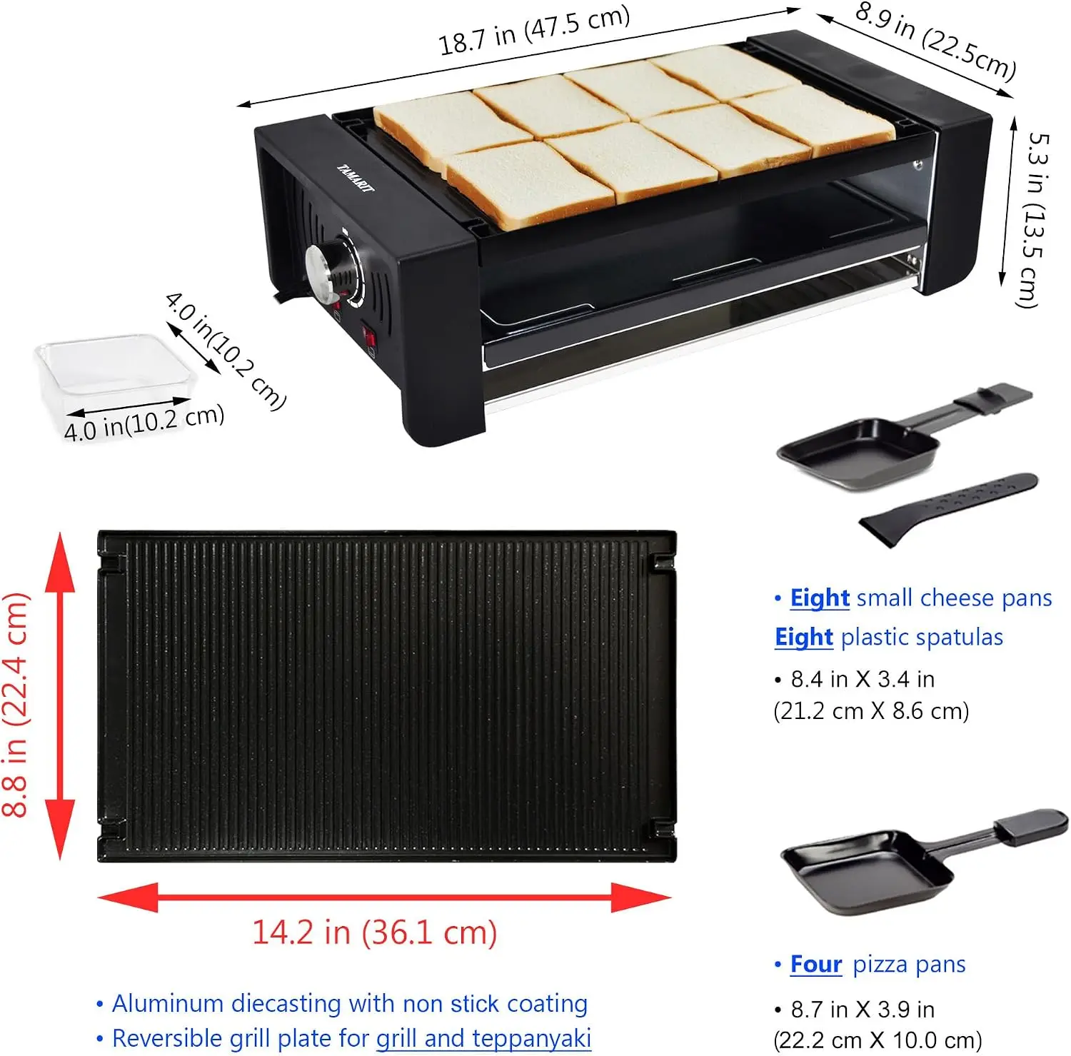 Raclette Party Grill Portable  - Raclette Grill Table ulasan dan harga