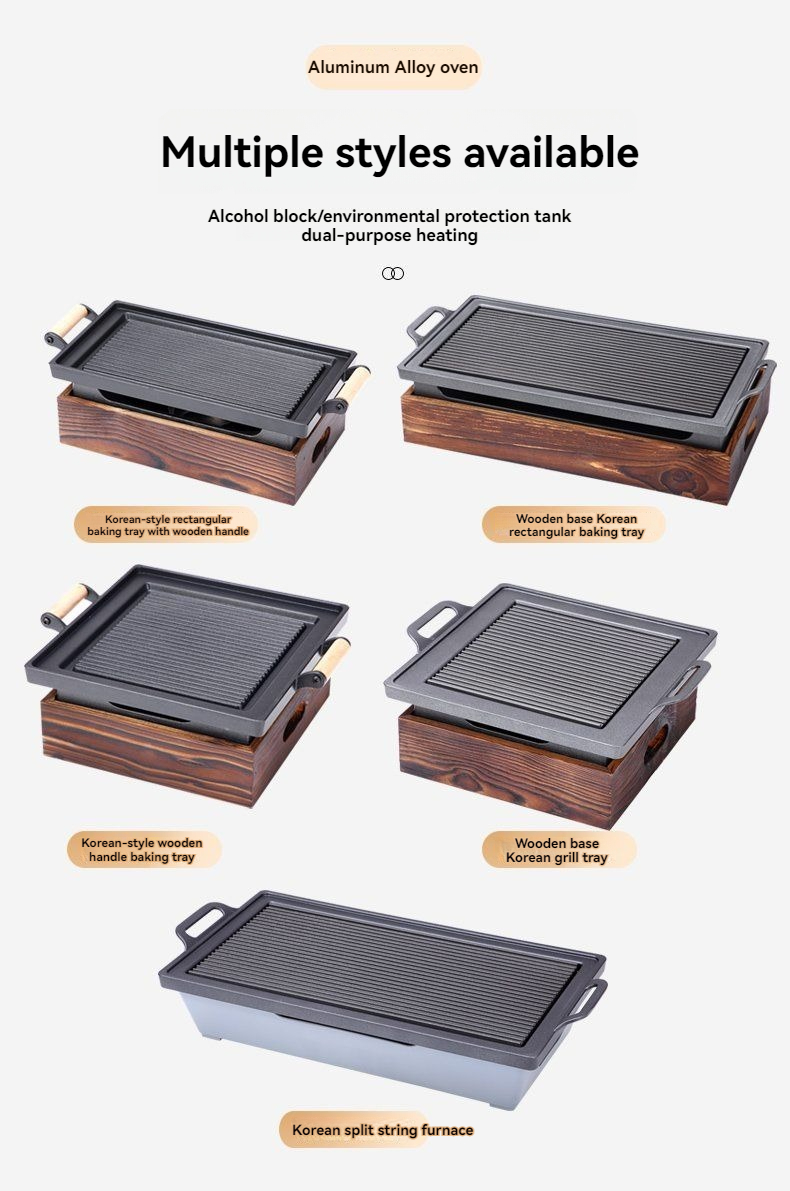 Aluminum Alloy Korean Barbecue - Raclette Grill Table ulasan dan harga