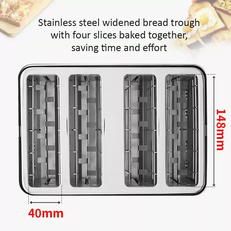 Commercial Hotel & Home 4-Slic - Toaster 4 Slice ulasan dan harga