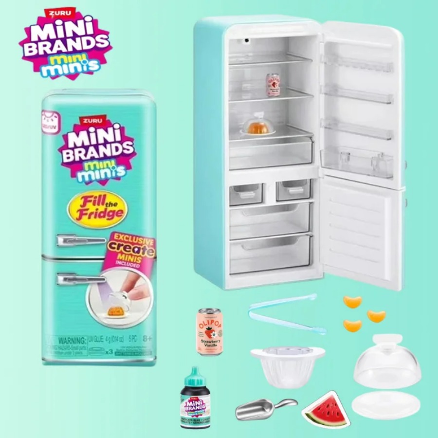 ZURU 5 Surprise Mini Fridge Ba - Kitchen Appliances Kids ulasan dan harga