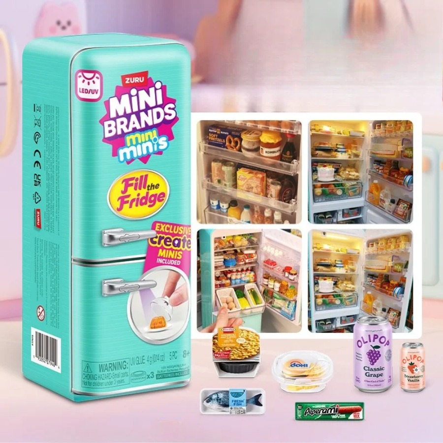 ZURU 5 Surprise Mini Fridge Ba - Kitchen Appliances Kids ulasan dan harga
